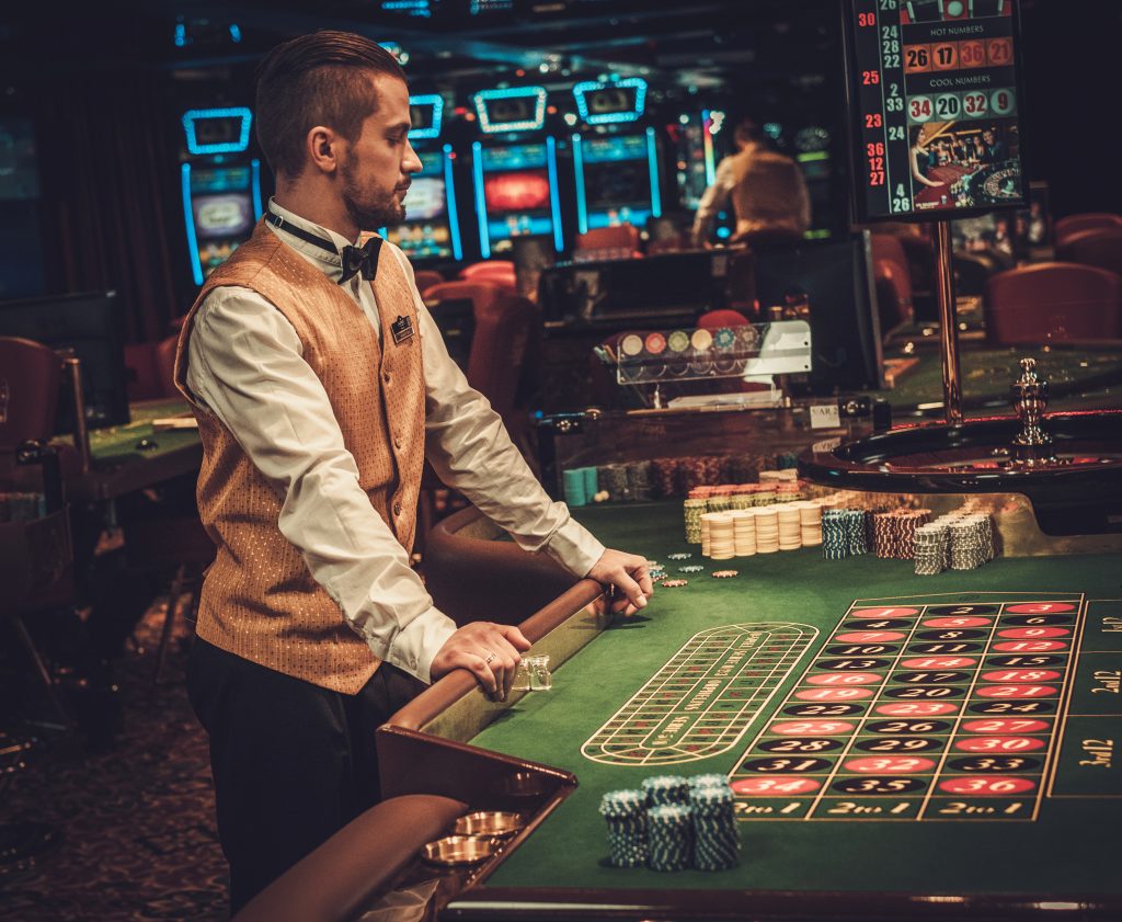 Ambiente de casino en vivo